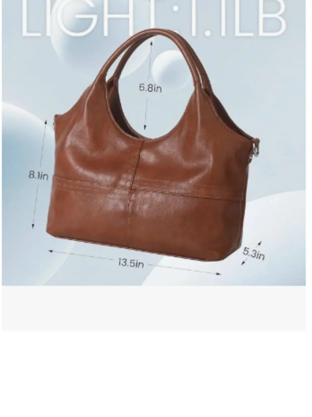 Medium Vegan Leather Purse for Women with Detachable Satchel Strap Ladies Handbg